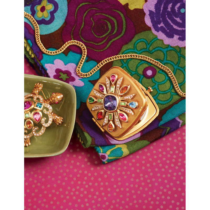 Schuyler Maltese Bejeweled Compact