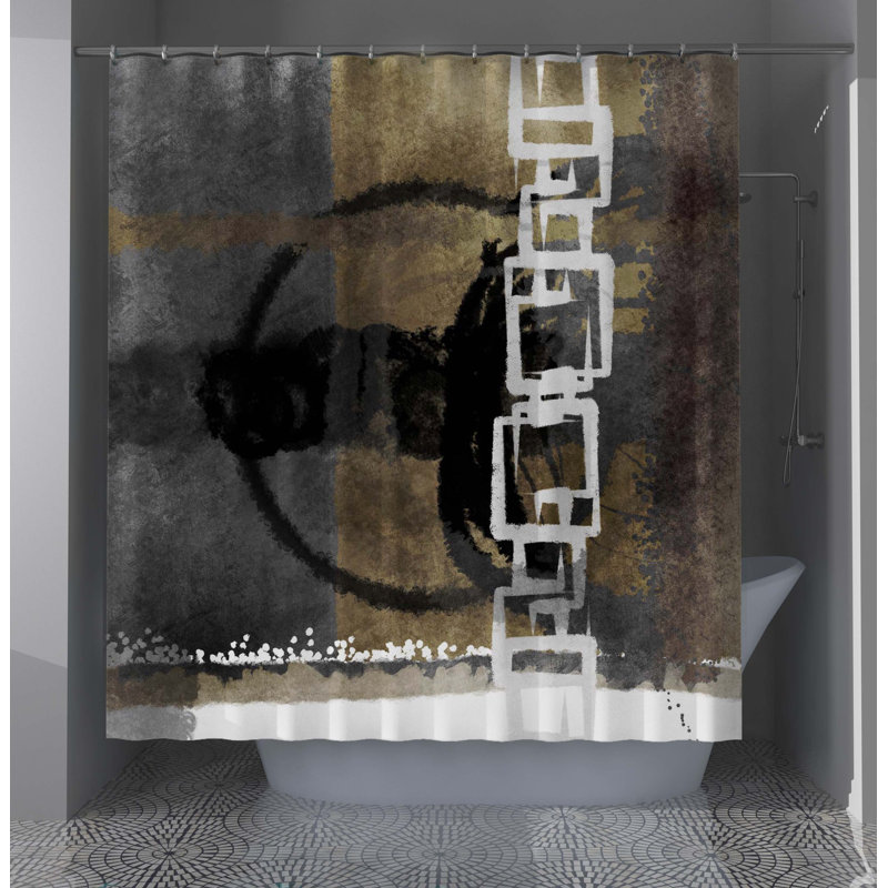 Abstract Shower Curtain