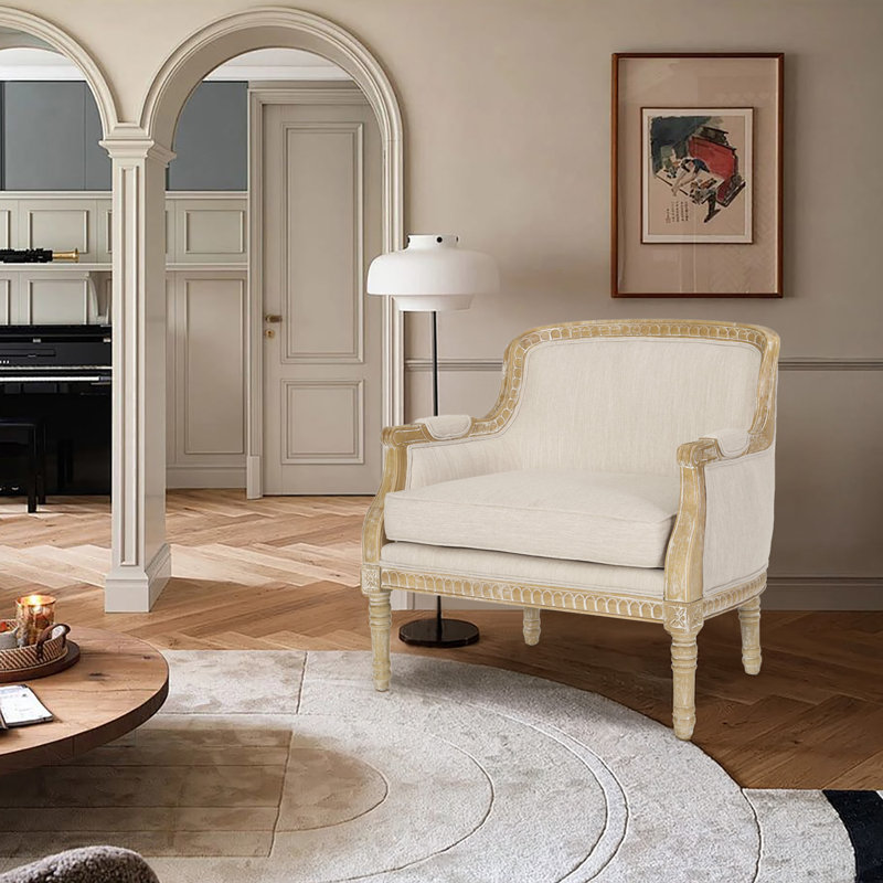 Chaise rembourrée surdimensionnée Comfy, Beige
