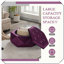 Repose-pieds capitonné Velvet Polygon Diamond-1029985327