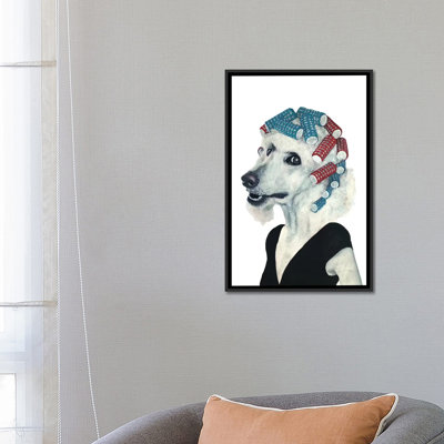 Coco de paris «Poodle Haircurles», reproduction sur toile tendue