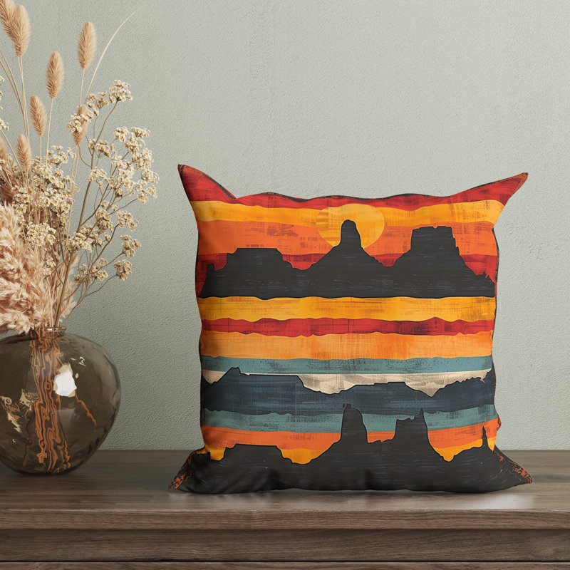 Reversible Pillow Cover, 18"H x 18"W