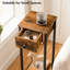 Slim Bedside Side Table with Storage-114295196