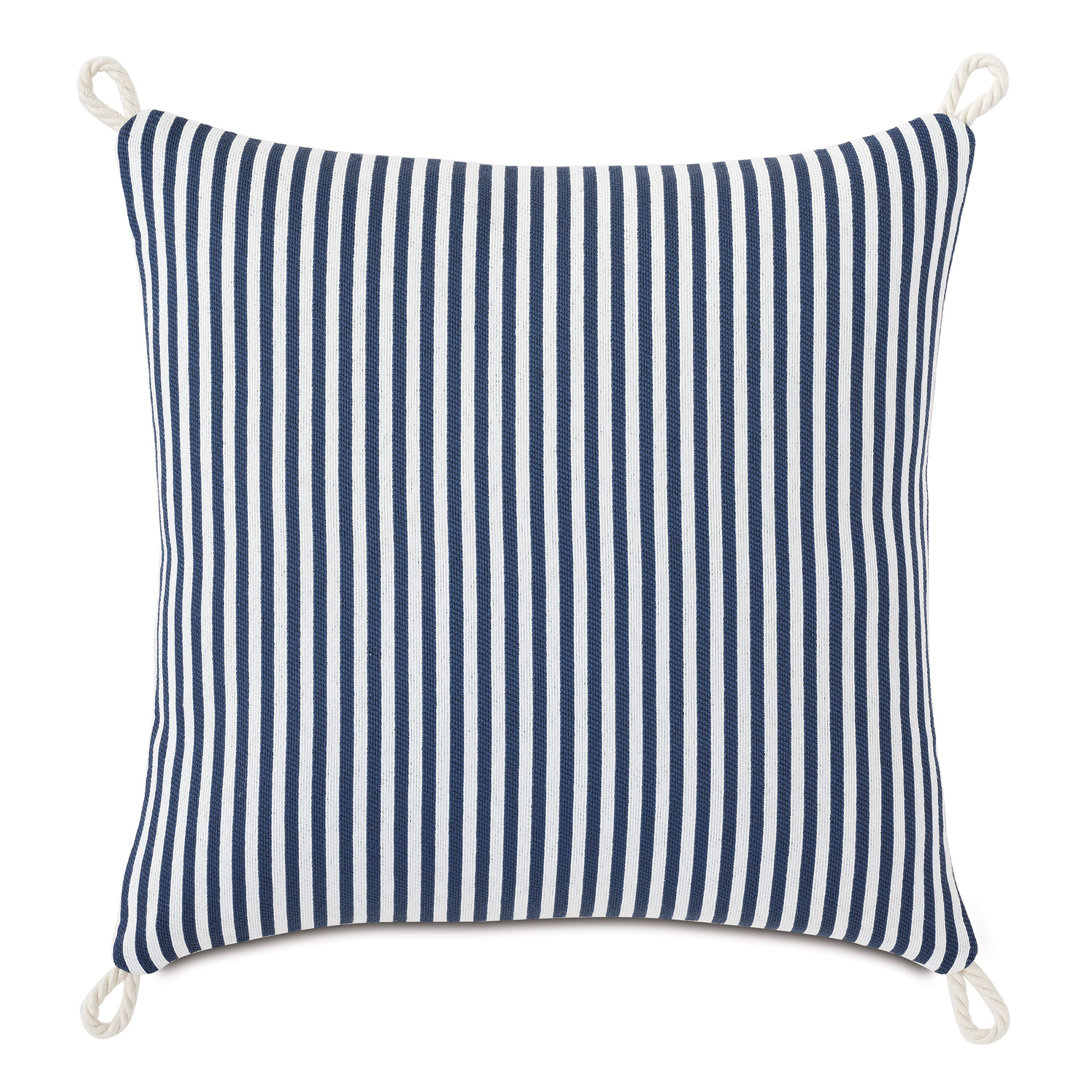 Villa Cord Knot Outdoor Square Pillow Cover & Insert Eastern Accents