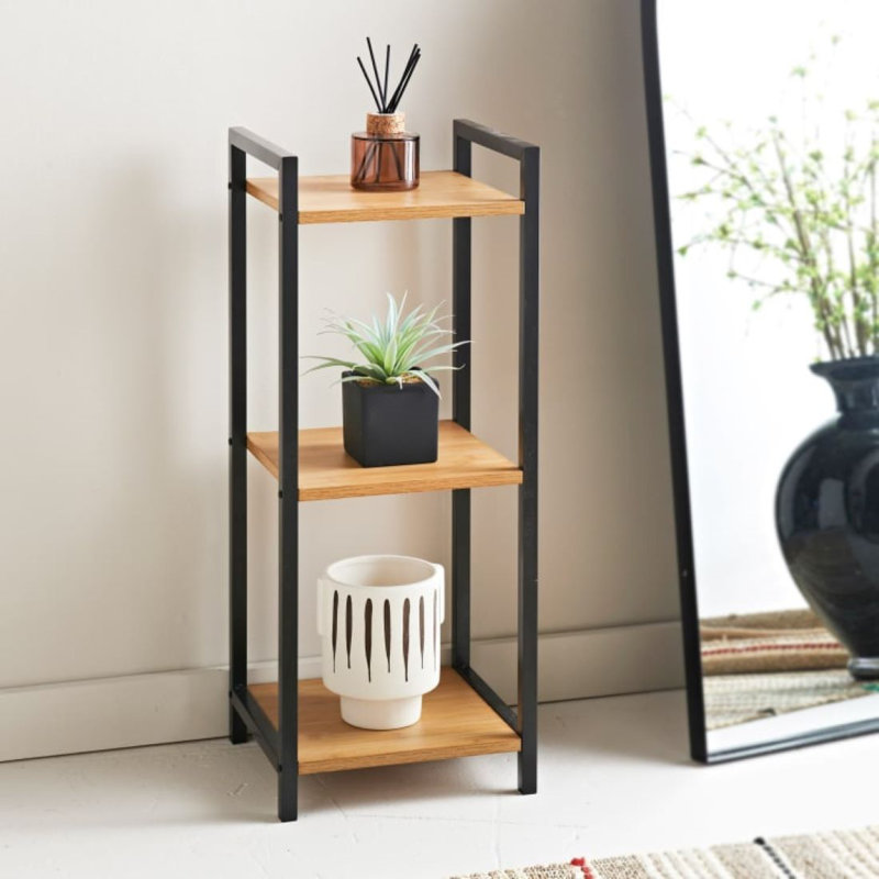 Angelleigh 26cm W Metal Shelving Unit