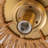 18" Boho Hand-Woven Scalloped Shade Flush Mount