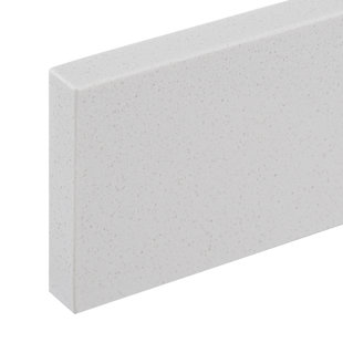 Replacement 36 Inch Backsplash In Quartz White