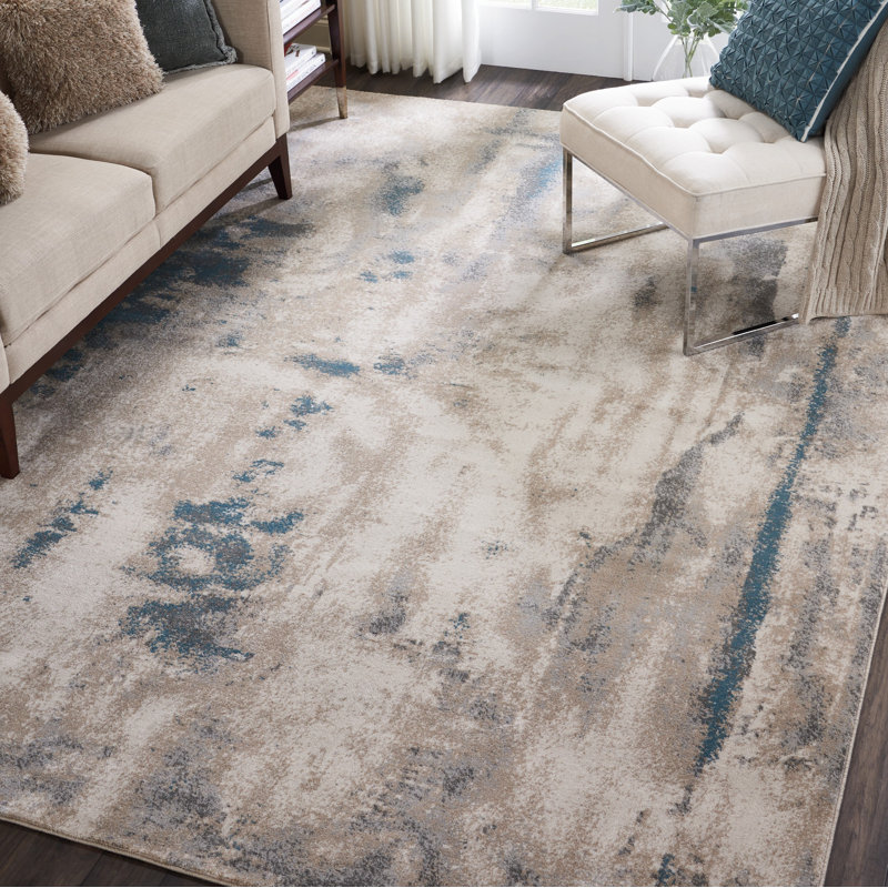 Runner West Stockbridge Abstract Area Rug, Rectangle 160 x 221cm