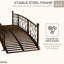 Passerelle en arc 7 '