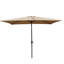 Parasol de marché rectangulaire à levier à manivelle 108 po x 72 po Clymer-525563710