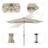 Sayaf 9' x 6' Rectangular Lighted Market Umbrella-731527278