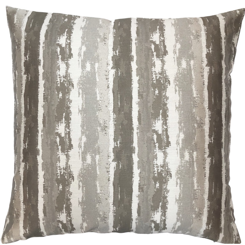 Murray Square Pillow Cover and Insert, Stone