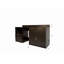 Armoire de rafraîchissement de bureau avec tablette pour micro-ondes et mini-réfrigérateur - Station de café commerciale entièrement assemblée - l 84 po x P 24 po x H 36 po-35203830