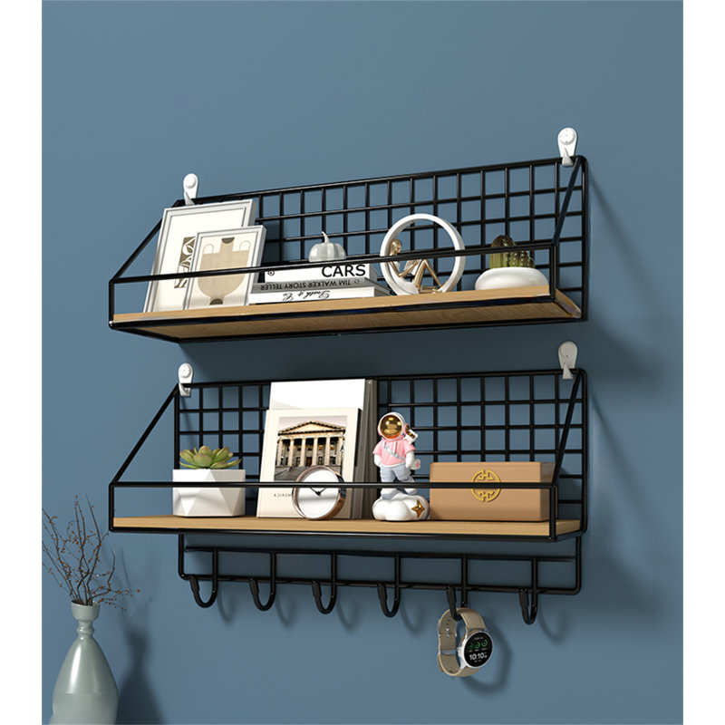 Velarie Metal Floating Shelf, 6.3" H x 17.72" W x 5.12" D