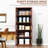 63" 2-Door Kitchen Pantry , Brown Cabinet With 5 Shelving And 2 Adjustable Shelves For Cozy Storage Cabinet, Shelving. Mixers. Elegant Dining Room