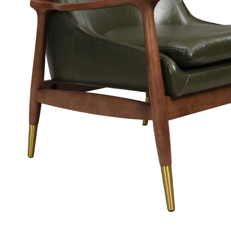 Chaise d'appoint de qualité supérieure en bois massif, similicuir, design moderne pour la maison