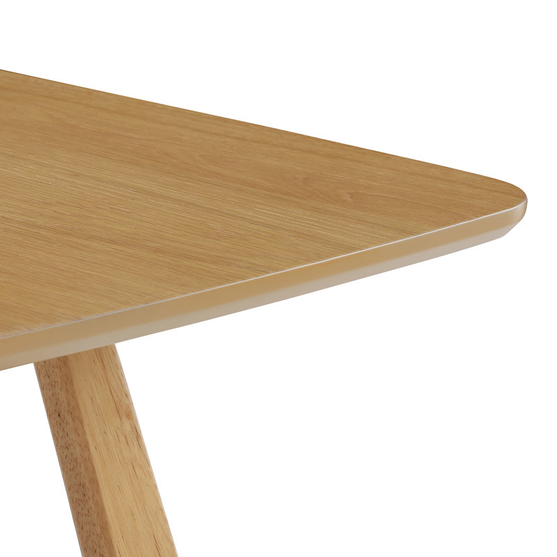 Chantilly Solid Wood Base Dining Table, Oak