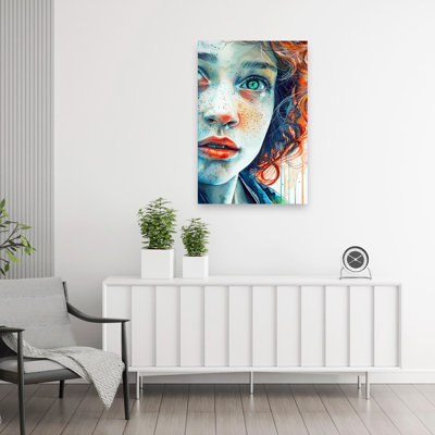 Portrait Anna Contemporary Ethereal Abstract Portrait Wall Art