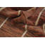 Tapis orange en laine Gabbeh 3 x 8