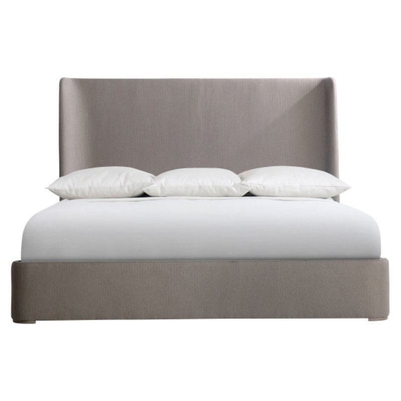 Puro Upholstered Wingback Bed
