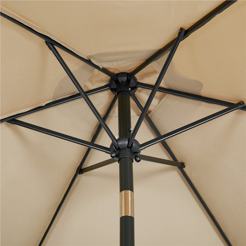 Parasol de patio 6 pi Spirica, Tanné