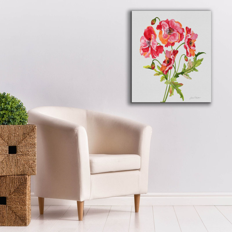 «Botanicals 6» par Jean Plout, art mural sur toile, H 30 po x l 26 po x P 1,5 po