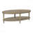 Oval Coffee Table With Shelf