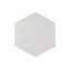 Nid d'abeille 9 po x 10 po Carreau de porcelaine hexagonal-101546087