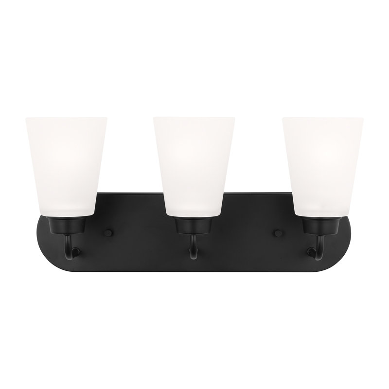 Kerrville Three Light Wall / Bath from Generation Lighting , Yes, Midnight Black