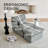 Armless Bean Bag Set With Ottoman (set Of 2)-1225101363