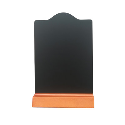 5.9" x 8" x 2.4" Desk Wooden Message Blackboard Tabletop Chalkboard with Base
