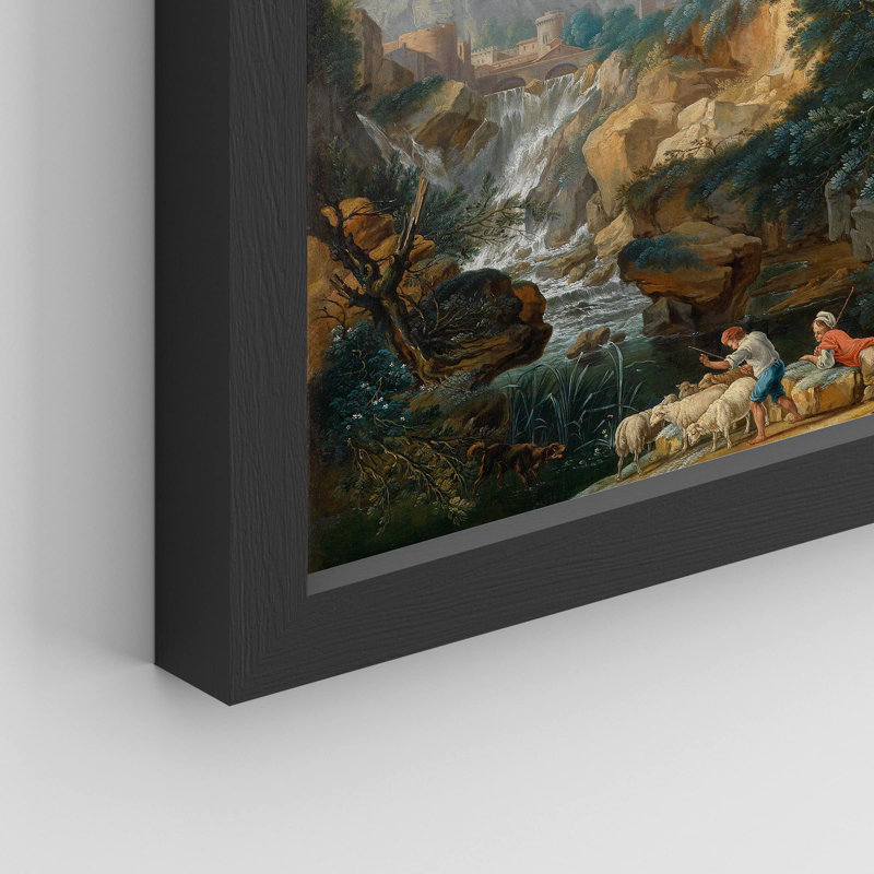 «Peasant European Mountain Forest» sur papier, Noir, H 14 po x l 11 po
