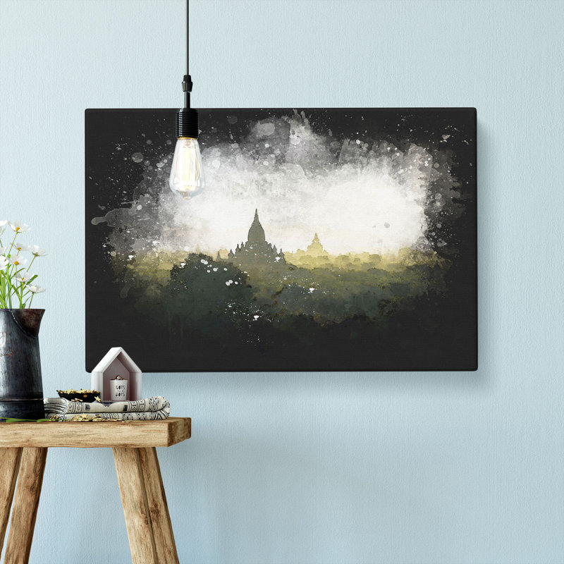 Old Bagan In Myanmar - Wrapped Canvas, 40cm H x 60cm W x 3cm D