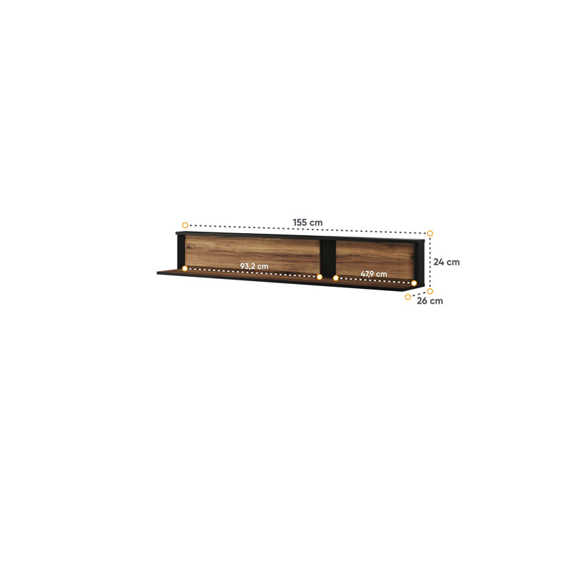  Accent Wall Shelf