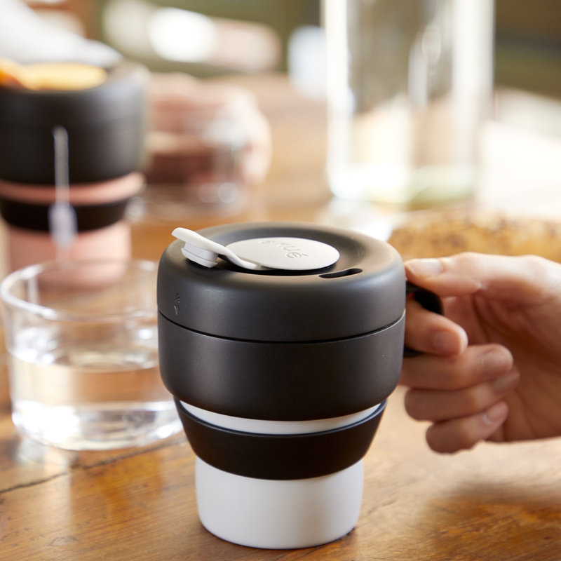 Tasse à emporter Lékué, Gris