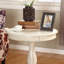 Table d'appoint ronde à piédestal en bois-1797056013