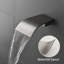 Ensemble de garniture de robinet de douche à poignée simple à système de douche mural 10 po avec valve brute 10 po-111671643
