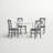 5 - Piece Dining Set with X-Back Chairs-1796805596
