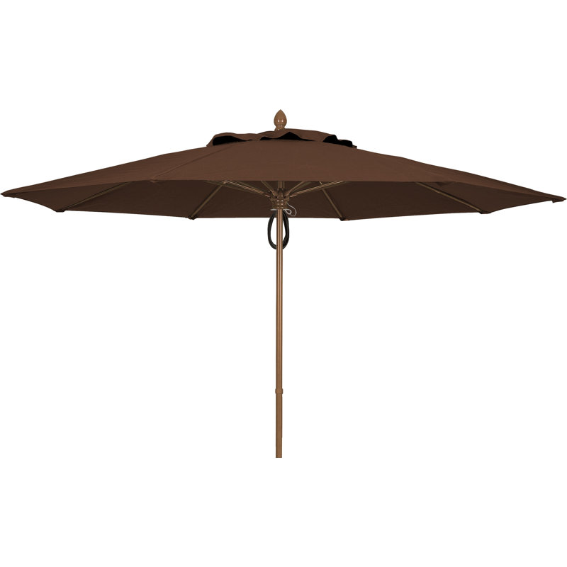Parasol de marché 11 'Prestige, Bronze champagne, Brun véritable
