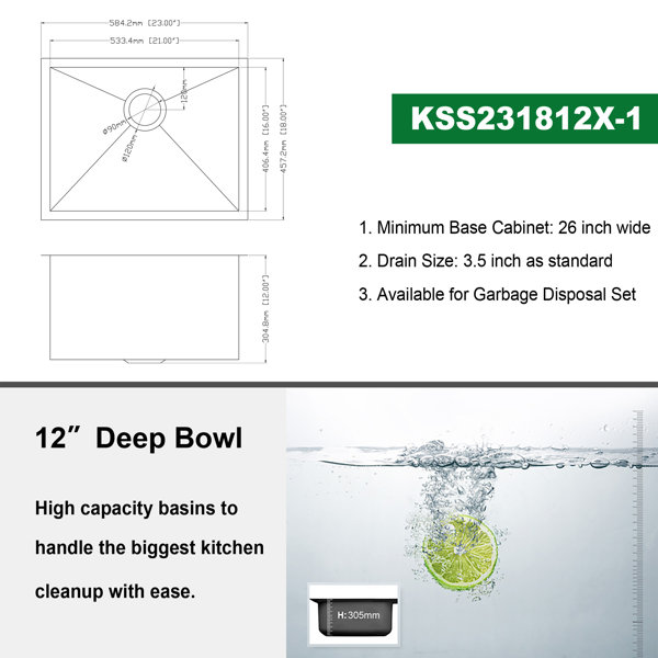 Dimensions du produit