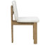 Ensemble de salle à manger rétro 7 pièces, table en bois de 60 po avec 6 chaises rembourrées, base en tréteaux, bois naturel-773678155