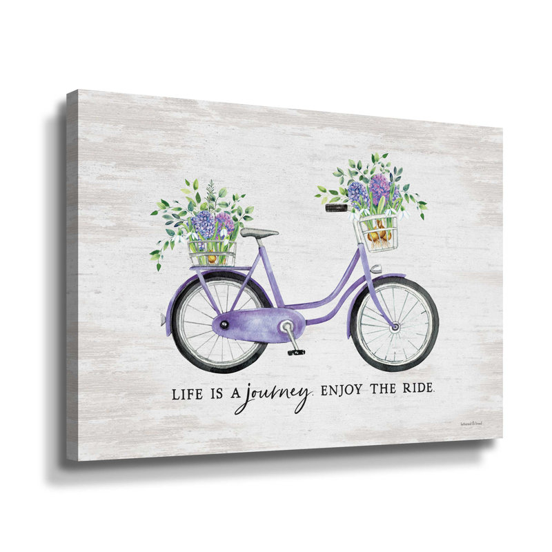 Enjoy the Ride - Impression sur toile, H 18 po x l 24 po x P 2 po, Toile tendue