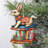 5.5'' Wood Hanging Figurine Ornament