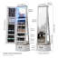 Freestanding MDF Jewelry Armoire-1894484385