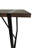 55 "rural industrial rectangular MDF dark wood dining table-1778535521