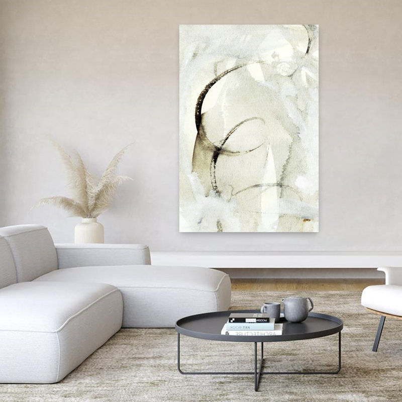 Art contemporain abstrait géométrique contemporain, H 60 po x l 40 po