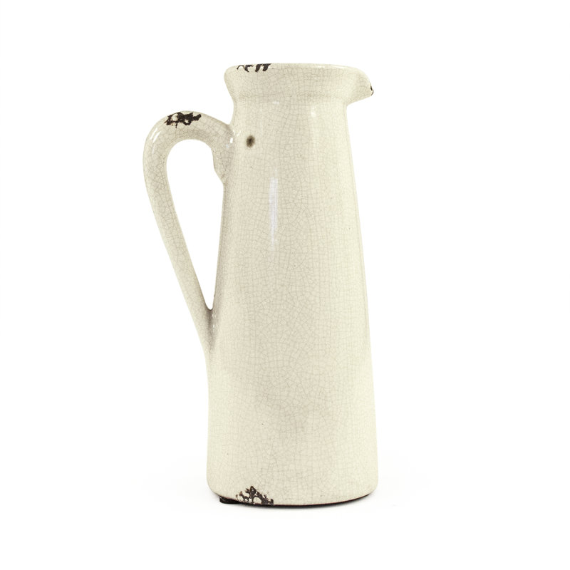 Cresthill Ceramic Table Vase, 9.5" H x 5.5" W x 4" D