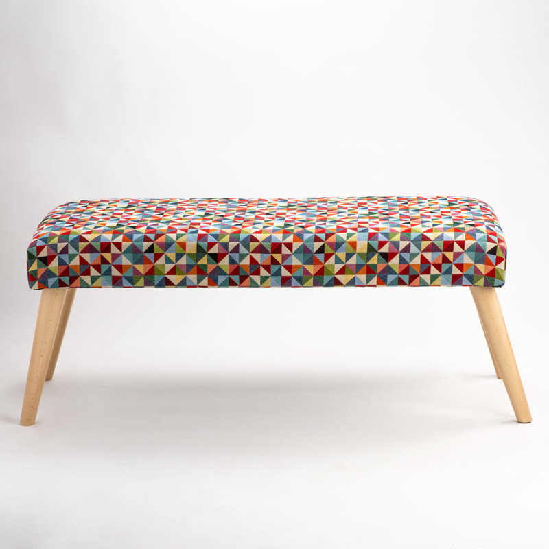 Kobbe Velvet Upholstered Bench, H40 x W150 x D40cm
