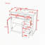 Meuble-lavabo avec lavabo en céramique, 4 tiroirs et tablette réglable