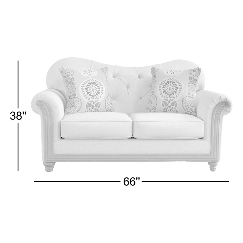 Linhart Rolled Arm Sofa with Reversible Cushions, Sandstone Oyster, 38" H x 66" W x 38" D